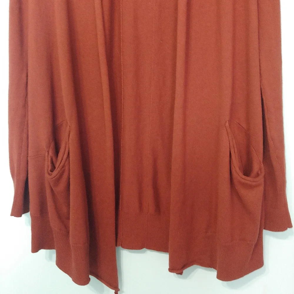 Wilfred with Silk and Cashmere Long Line Open Front Cardigan - Picture 4 of 14